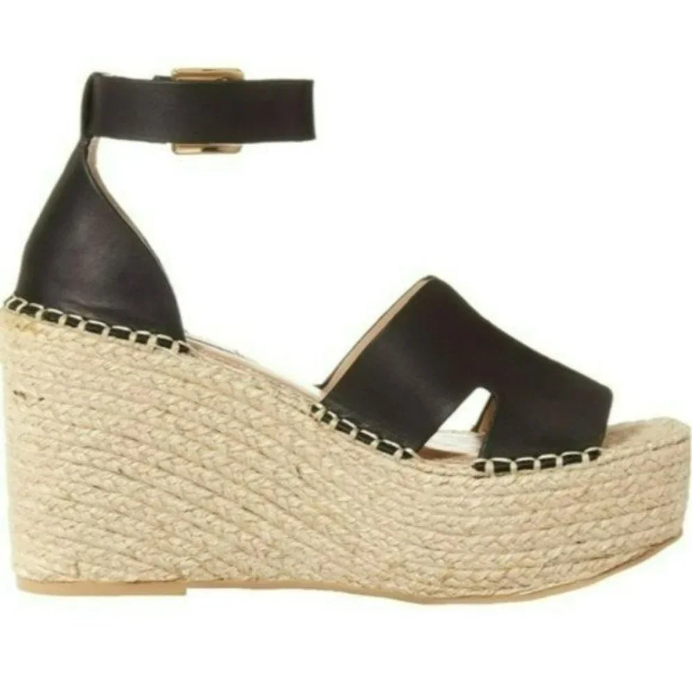 STEVEN New York Jackal Platform Wedge Sandals-6.5 - Picture 2 of 7